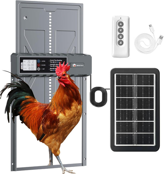 Automatic Chicken Coop Door with Timer and Remote Control