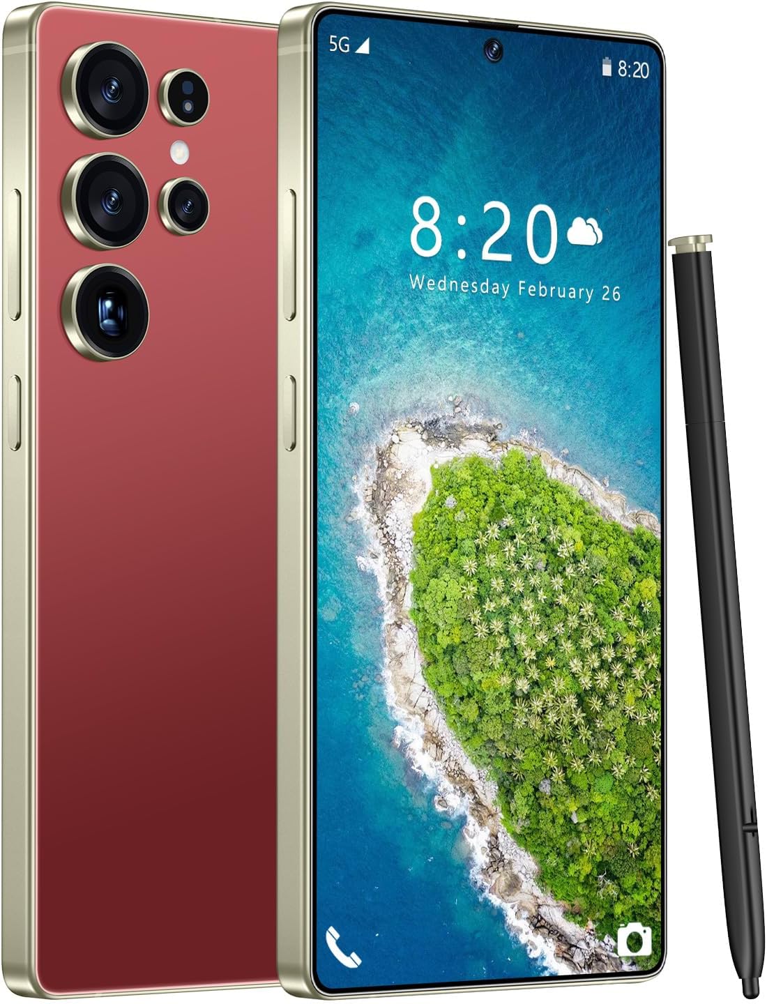Huness I25 Ultra Unlocked Phone with 7000mAh Battery and Pen