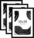 20x28 Picture Frame Set of 3 - Flexible 16x24 or 20x28 Display