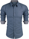 COOFANDY Men's Business Dress Shirt Slim Fit Long Sleeve - Sharp Look