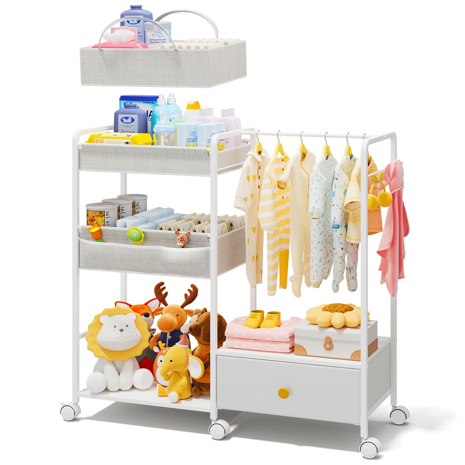 BBLIKE 3in1 Diaper Caddy Organizer for Baby Essentials