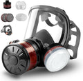 HANUU Silicone Full Face Gas Mask with 40mm Filter - Comfortable Seal