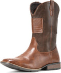 IUV Cowboy Boots For Men Wide Western Boot - Comfortable (Style QBFZ)