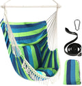Portable Hammock Chair: 500 Lbs Capacity + Cushions & Side Pocket