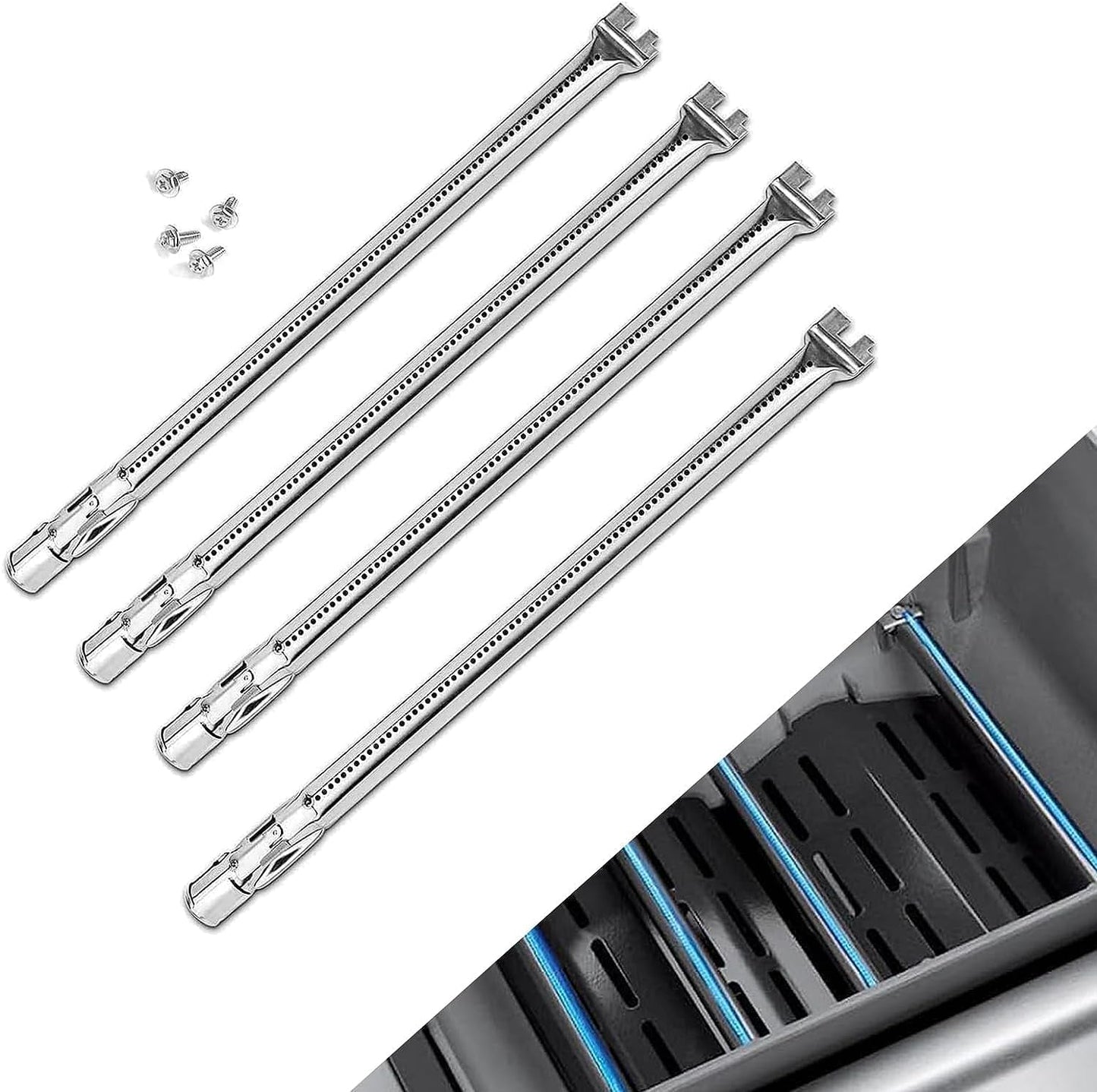 Grill Burner Tubes for Weber Genesis E330 and Other Models