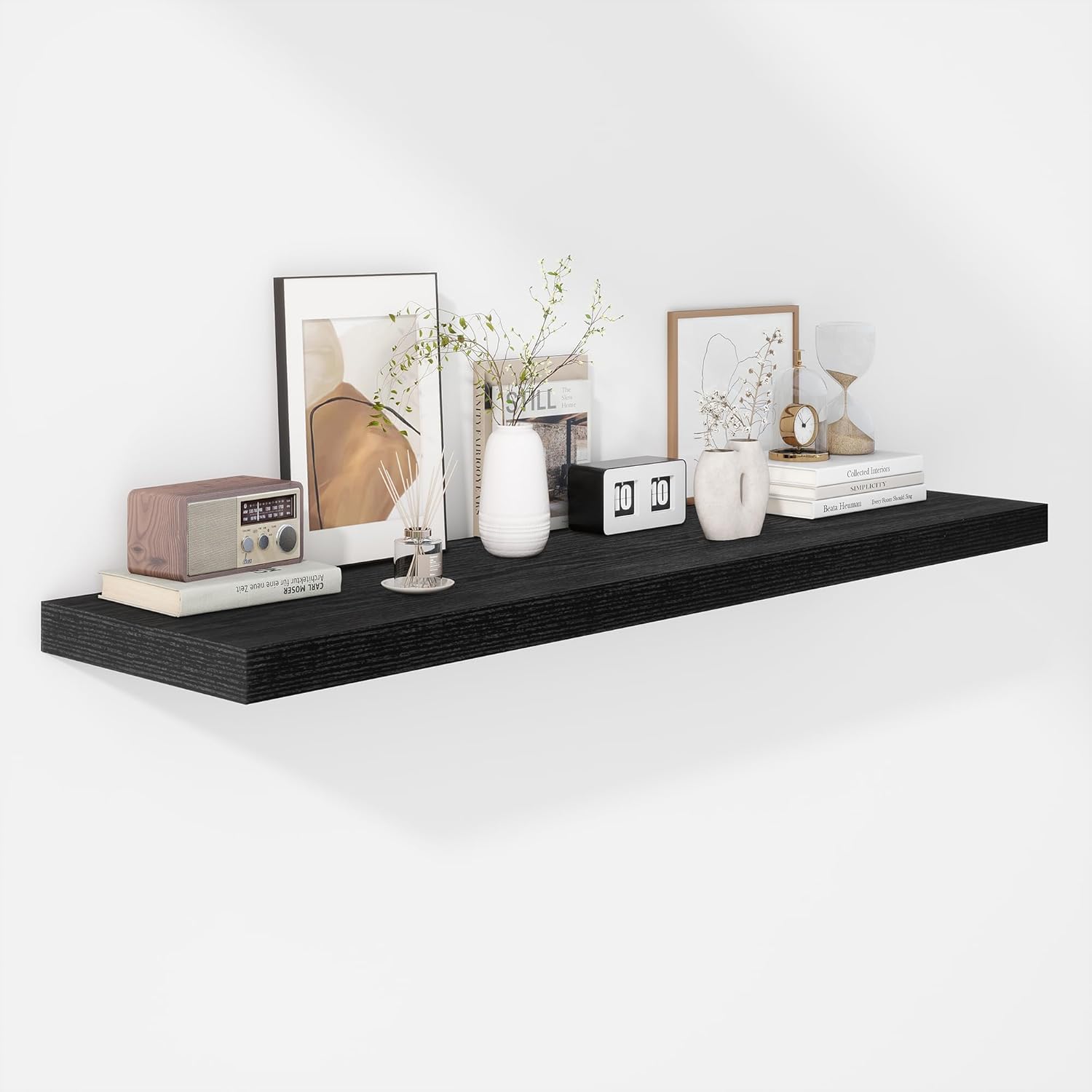 Rustic Wooden Floating Shelves - Extra Deeper & Thicker Design
