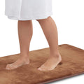 Memory Foam Bath Mat 22 in x 42 in Brown - Super Cozy Non Slip