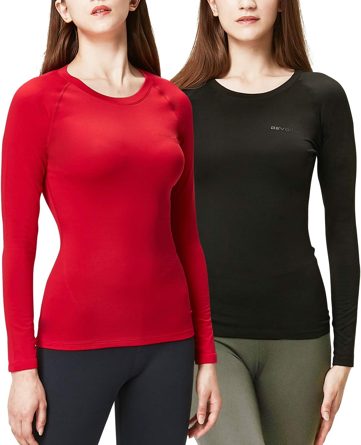 DEVOPS Women's Thermal Long Sleeve Shirts for Ultimate Comfort