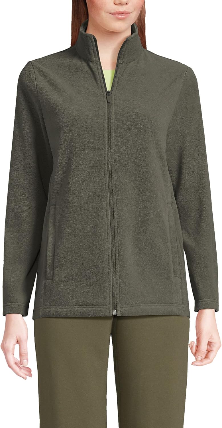 Lands' End Anyweather Fleece Full Zip Jacket: Comfort & Style