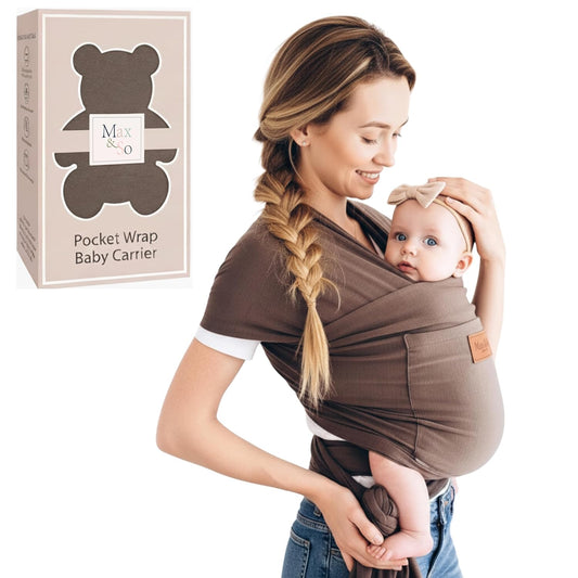 Premium Cotton Baby Wrap Carrier for Newborn to Toddler Use
