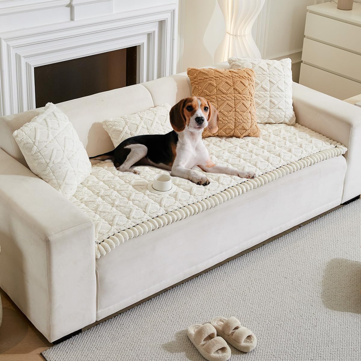Non Slip Pet Couch Cover for Dogs - Washable Sofa Protector