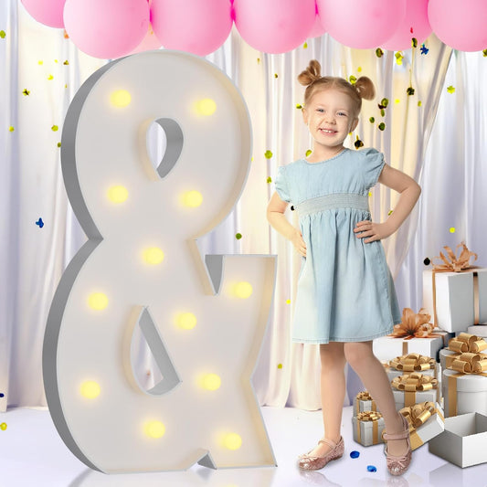 IMPRSV Marquee Light Up Mosaic Letters - Perfect for Parties