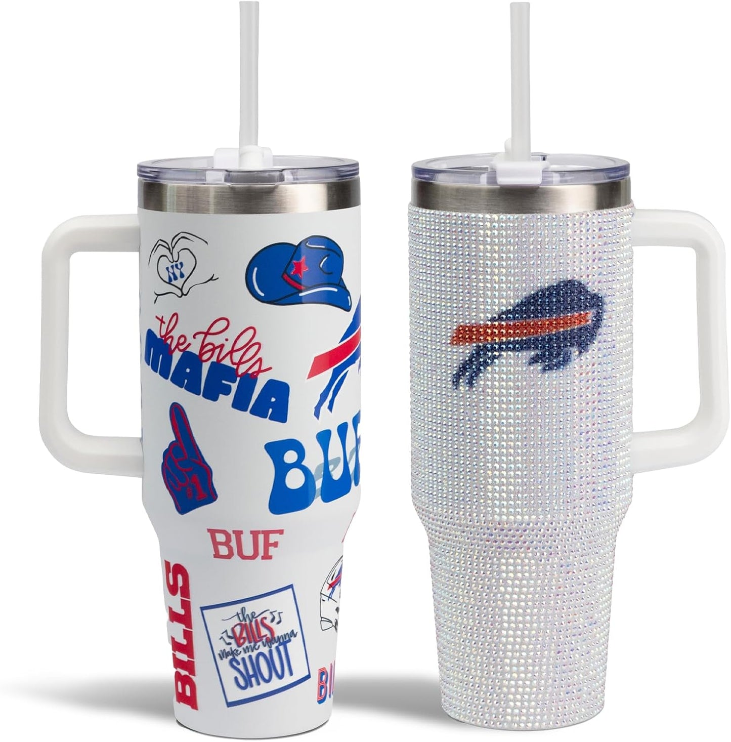 The Memory Company 40oz Tumbler Set - Perfect for Fans