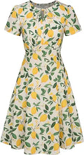 Belle Poque 1940s A Line Swing Tea Dress - Elegant Retro Work Wear