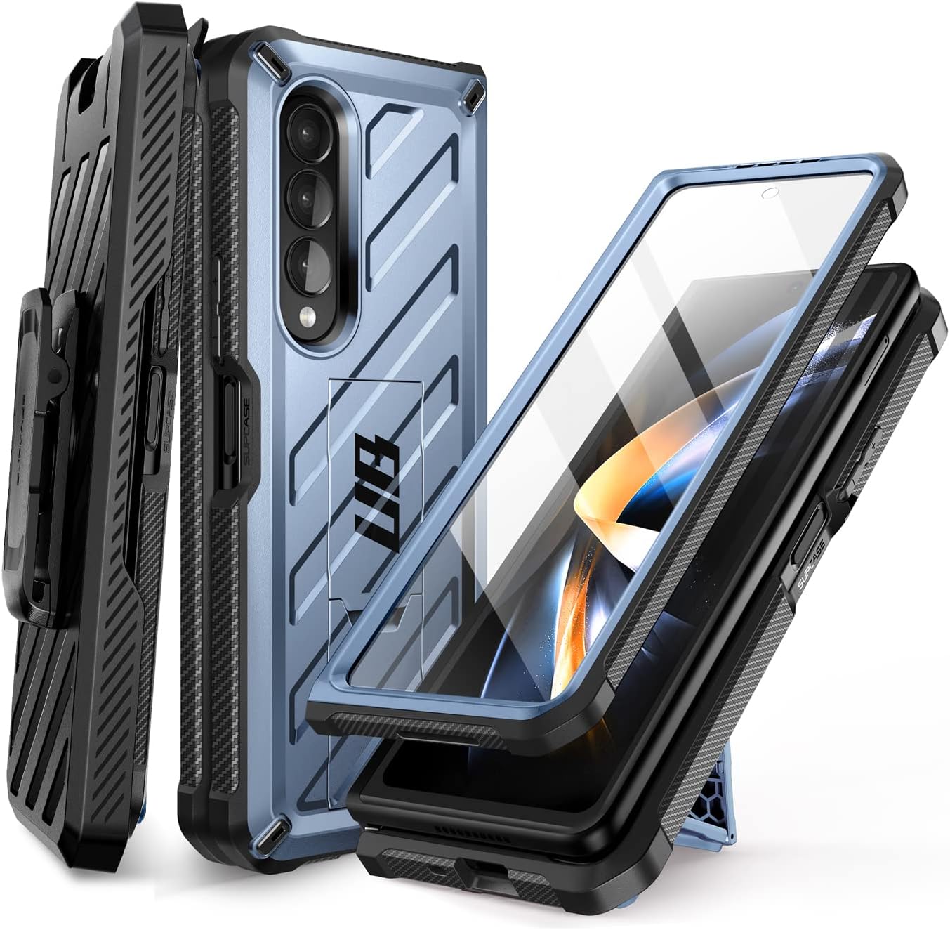 SUPCASE Galaxy Z Fold 4 Case with Stand & Belt-Clip for Protection