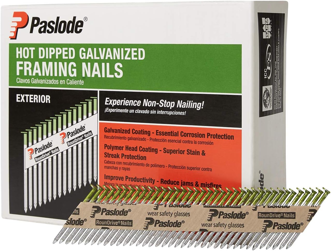 Paslode Hot Dipped Galvanized Framing Nails for Nailers