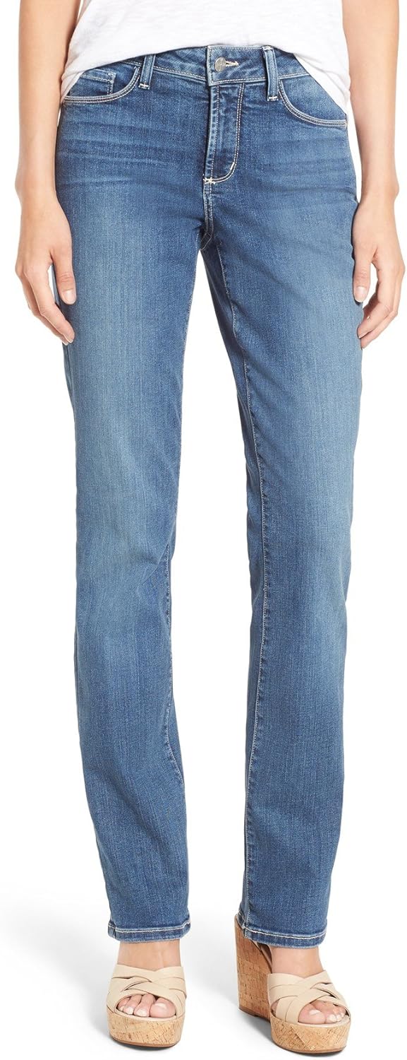 NYDJ Marilyn Straight Denim Jeans: Flattering Fit for Women