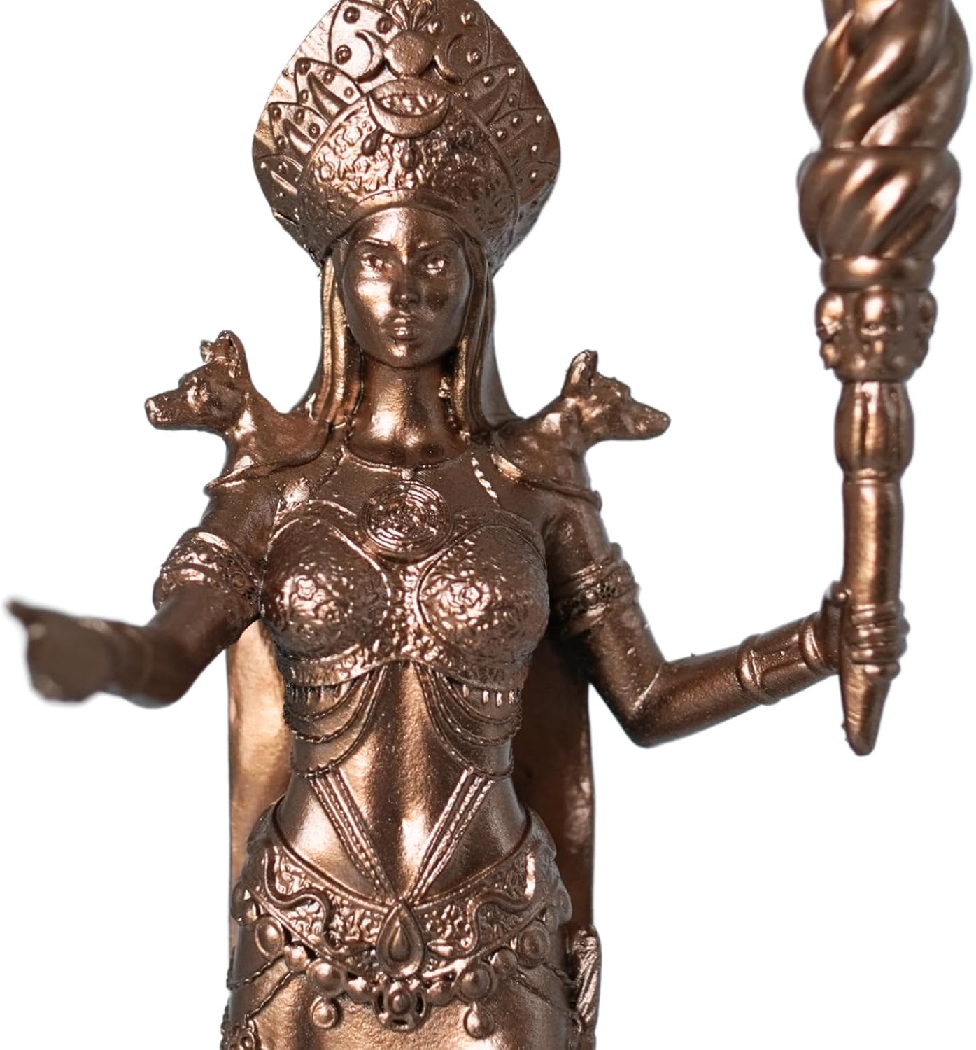 Hecate Statue 6 Inch Handcrafted Resin Ornate Figure for Altar