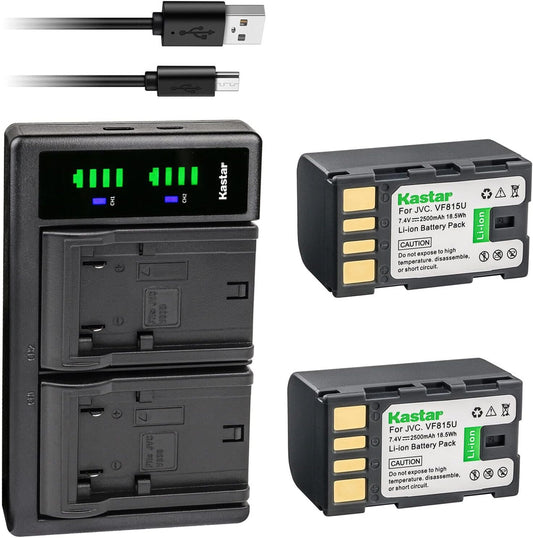 Kastar 2-Pack Battery and USB Charger for JVC Cameras Review