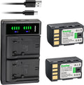 Kastar 2500mAh 2-Pack Lithium-Ion Batteries with LTD2 USB Charger
