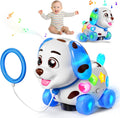 Musical Toy for 1 Year Old Boy Girl - Bilingual Puppy Pull-Along