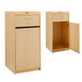 40 Gallon Wooden Trash Can Storage Cabinet for Cafes and Restaurants