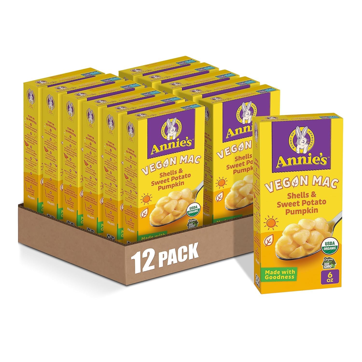 Annie's Organic Vegan Mac with Sweet Potato and Pumpkin Flavor
