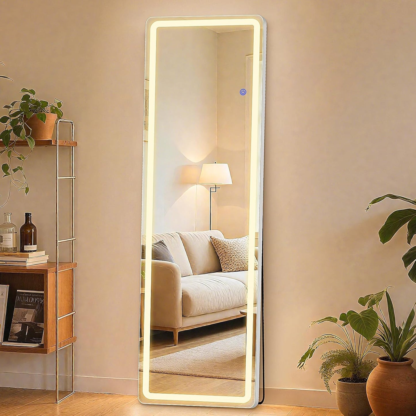 Sweetcrispy Full Length Mirror with LED Lights for Any Room