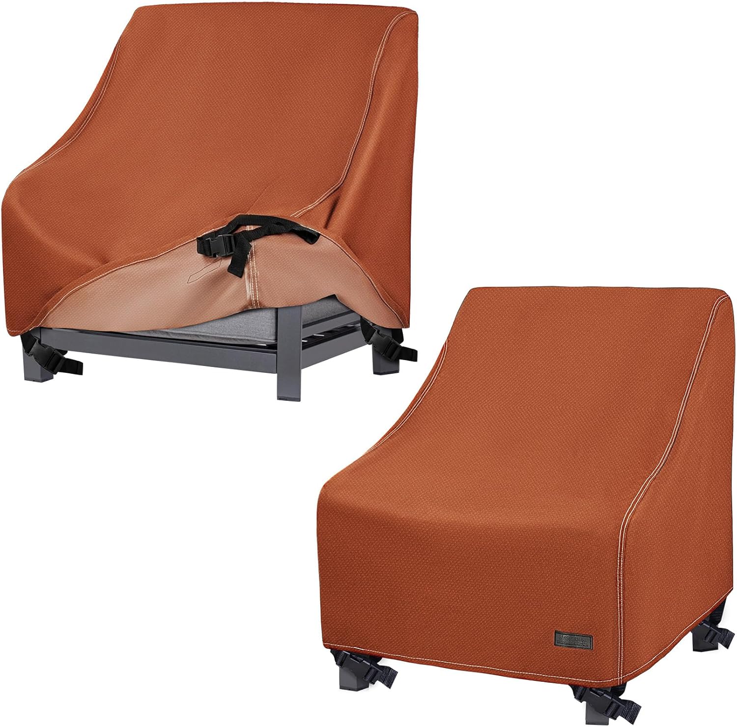 NettyPro Patio Chair Covers Waterproof for Outdoor Furniture 2 Pack