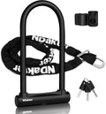 NDakter Bike U Lock with 4ft Chain - Heavy Duty Anti Theft
