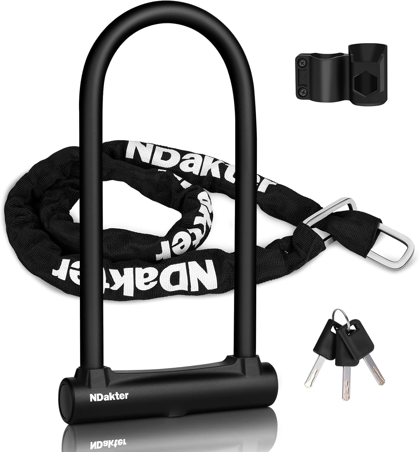 Heavy Duty Anti Theft Bike U Lock with Chain for Security