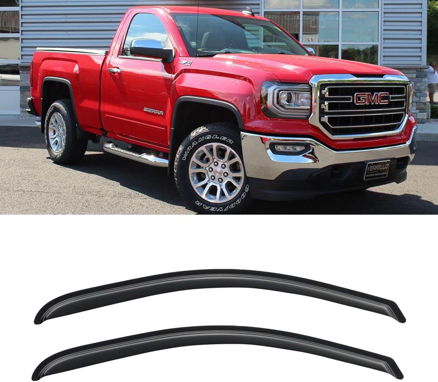 Window Rain Guards for 2014-2018 Chevy Silverado/GMC Sierra