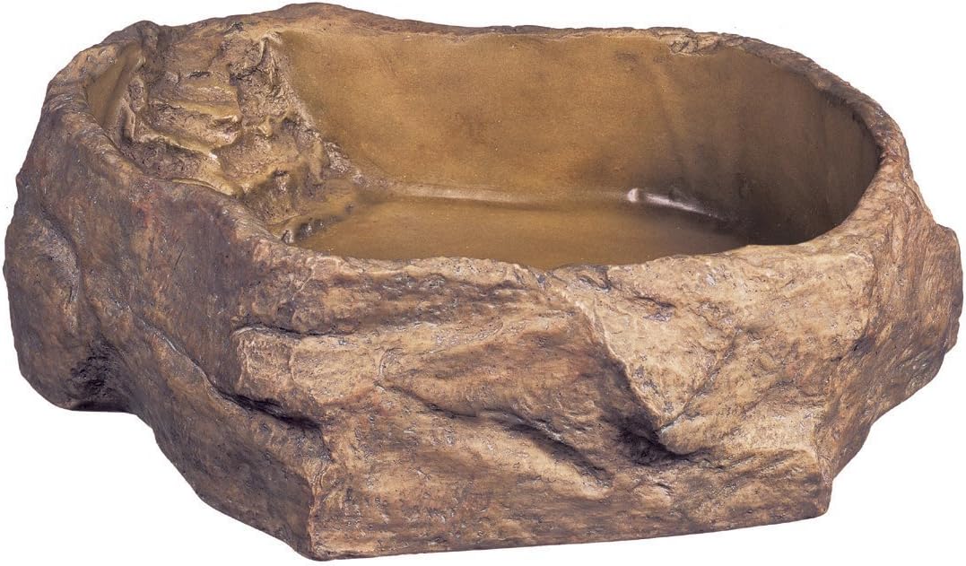 Exo Terra Water Dish for Reptiles, X-Large, Natural Look