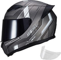 Full Face Helmet Black Motorcycle WS-607 - DOT Approved