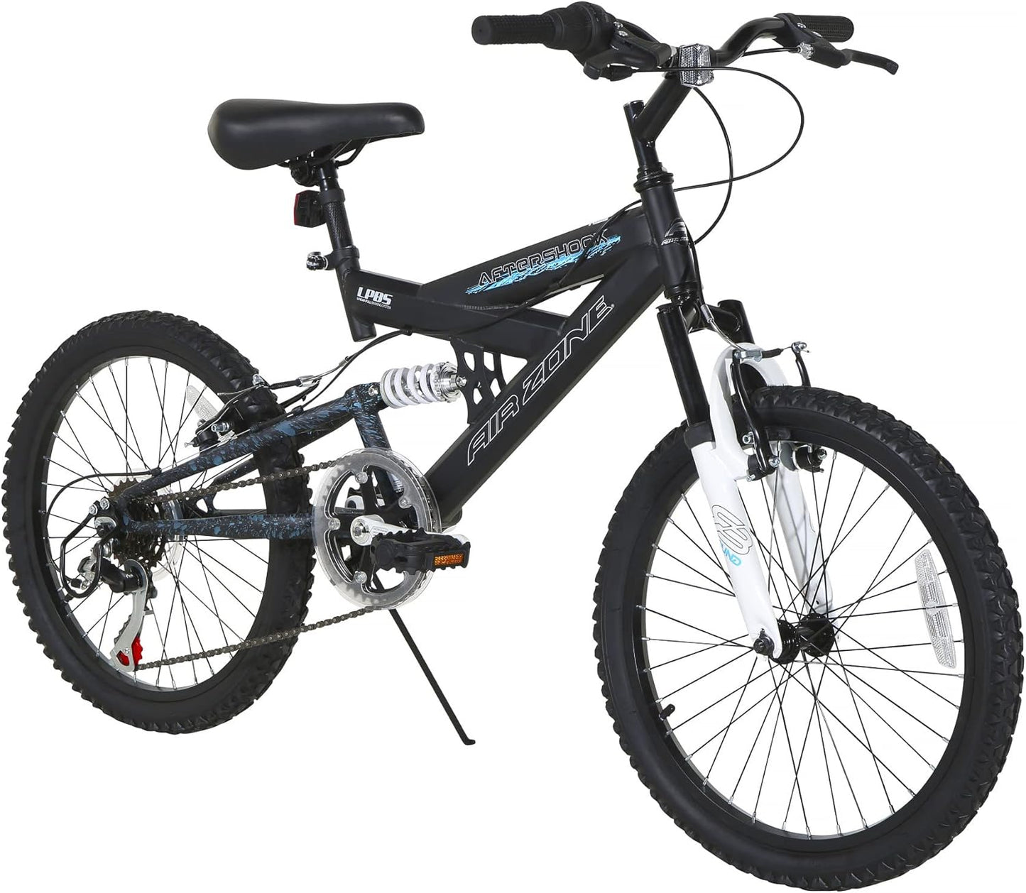 Air Zone Aftershock 20 in Bike with Dual Suspension and Six Speed