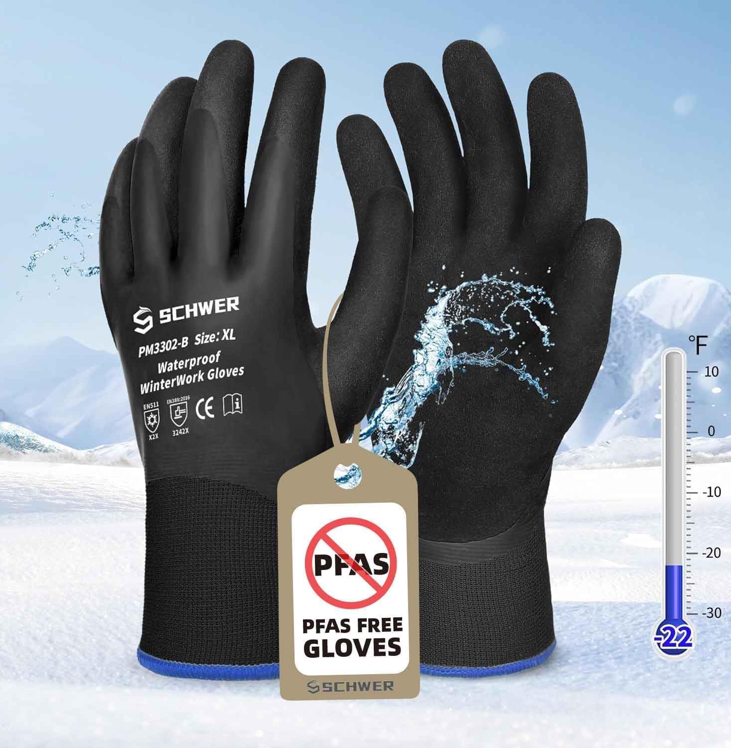 FreezeGuard XL Winter Gloves - Warm & Waterproof