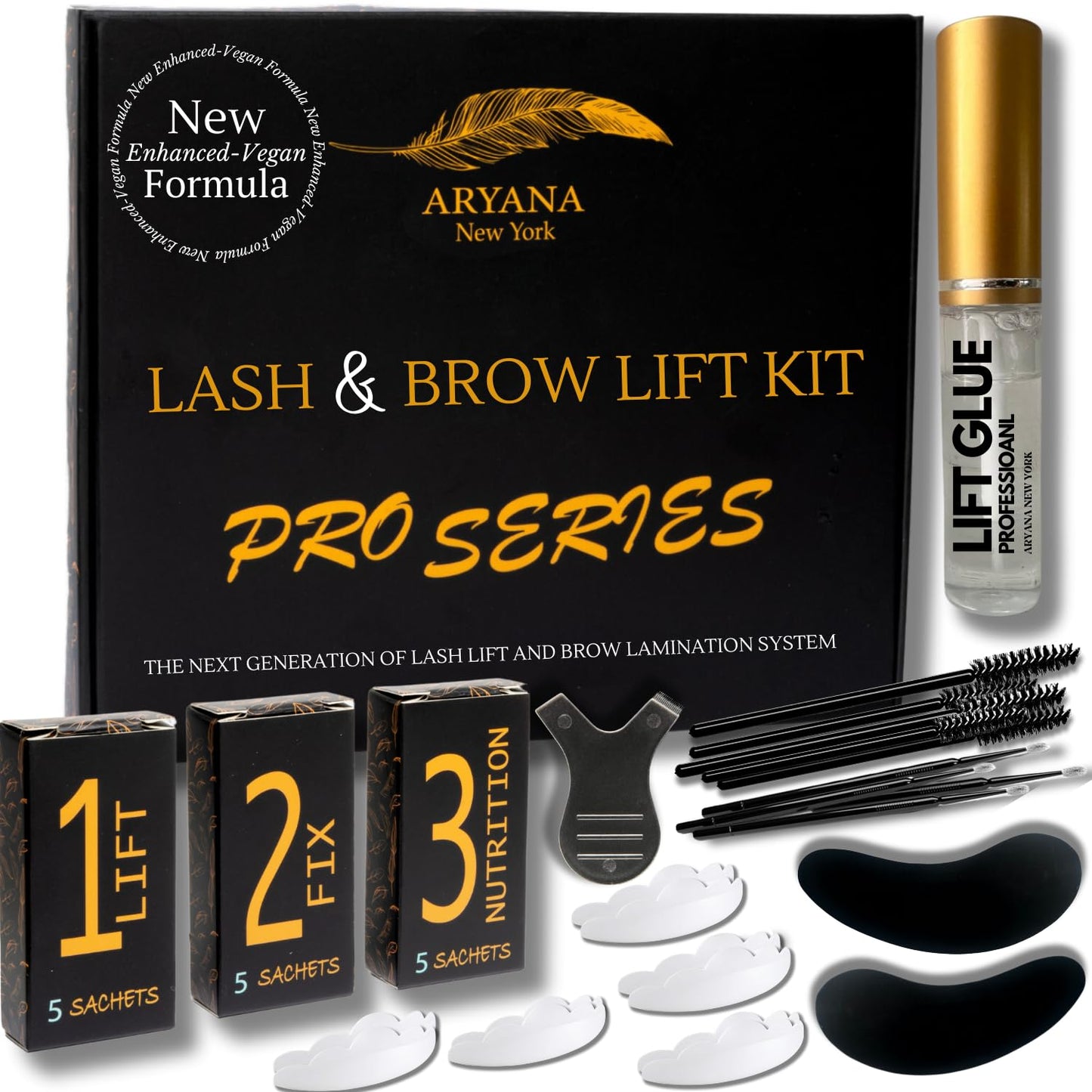 Lash Lift and Brow Lamination Kit for Stunning Results at Home