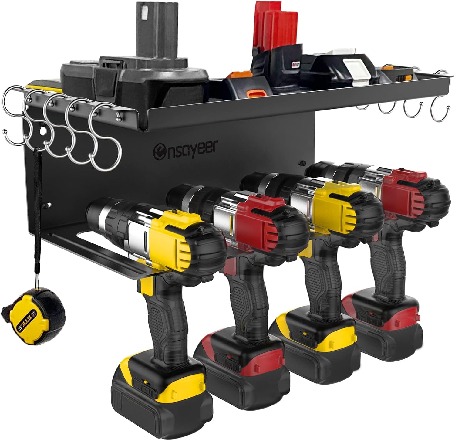 Optimize Garage Space with Ensayeer Drill Organizer