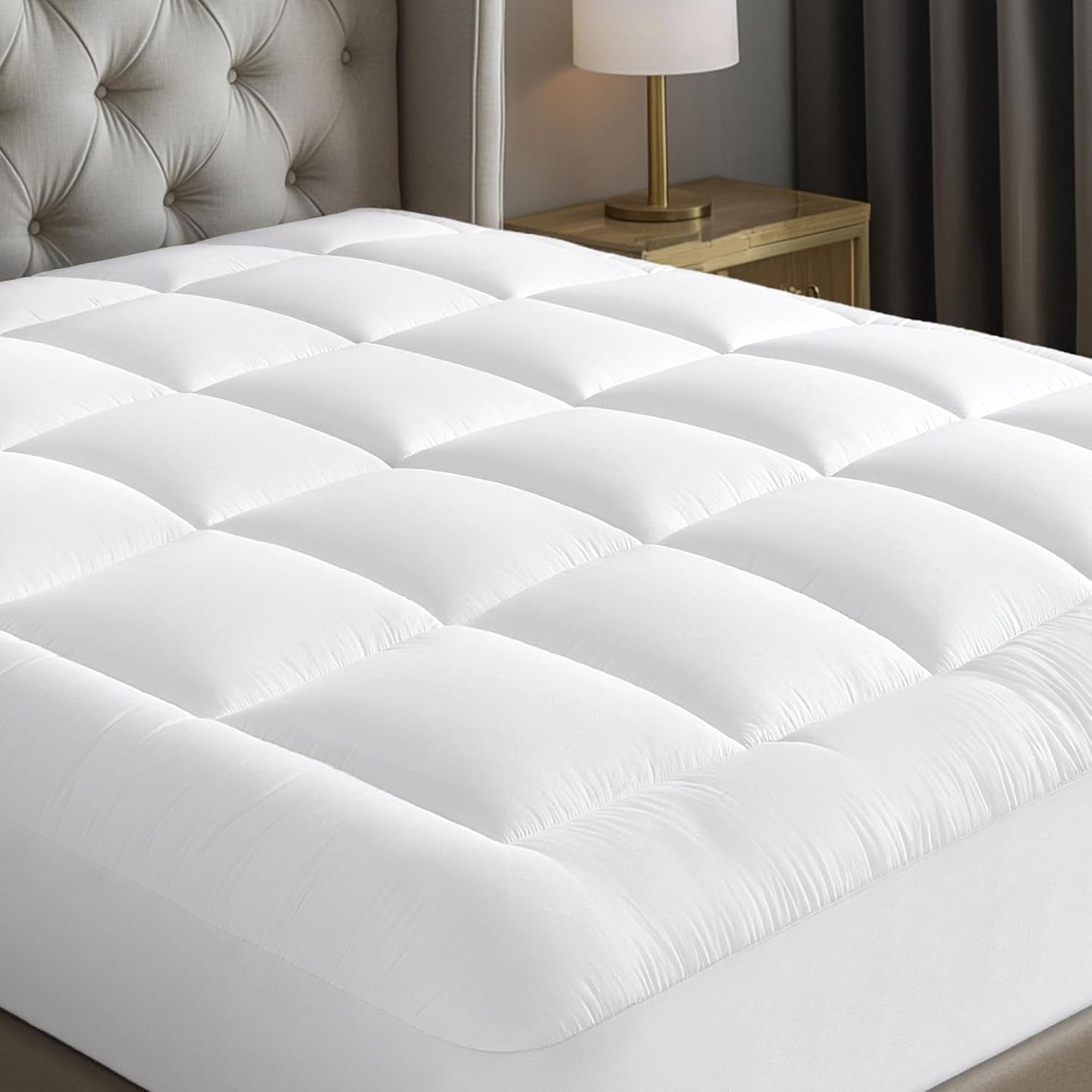 Cloud-Like Full Size Mattress Topper for Back Pain Relief