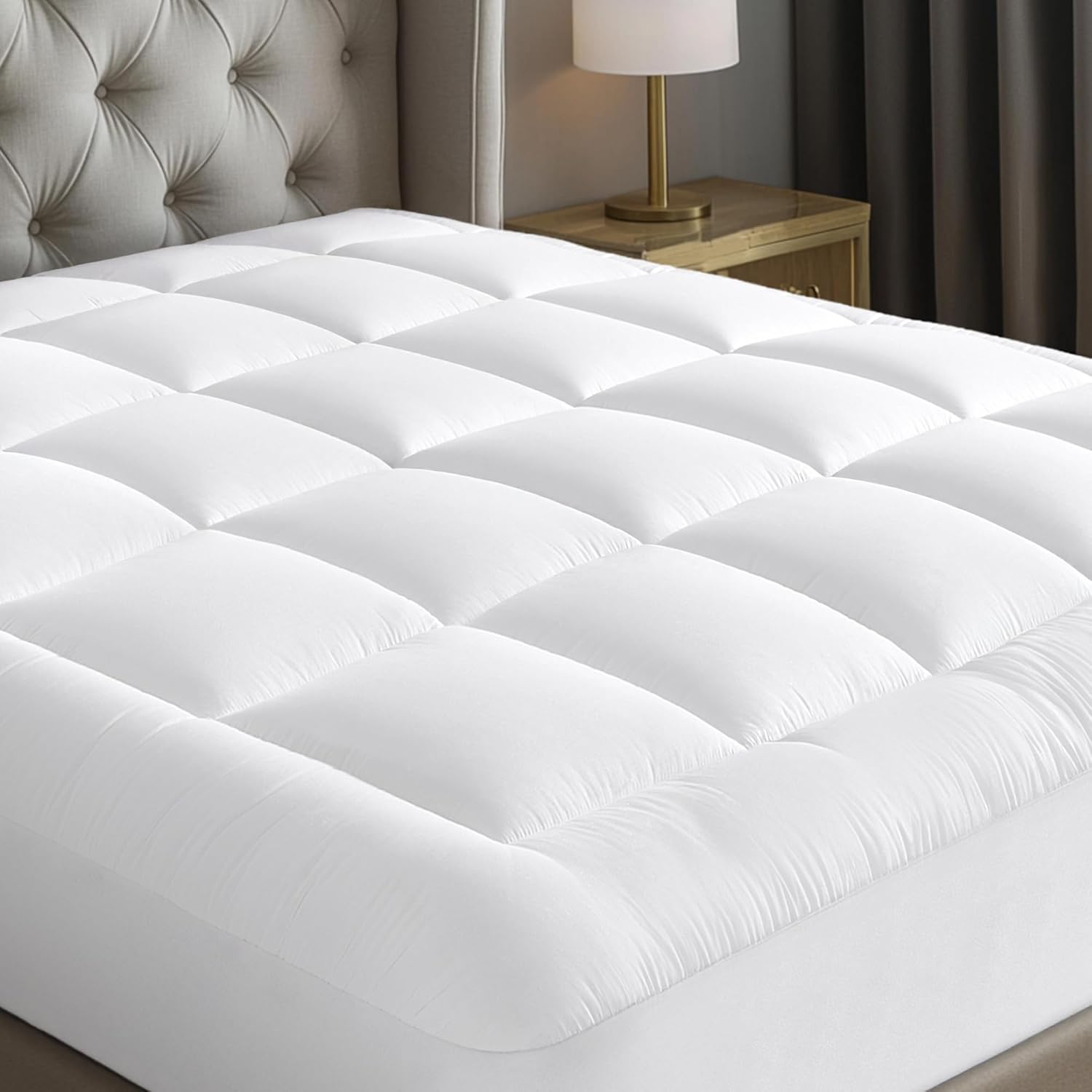 Cloud-Like Full Size Mattress Topper for Back Pain Relief