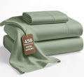 Lane Linen 450 TC 100% Cotton Twin XL Sheets - Soft Satin Comfort