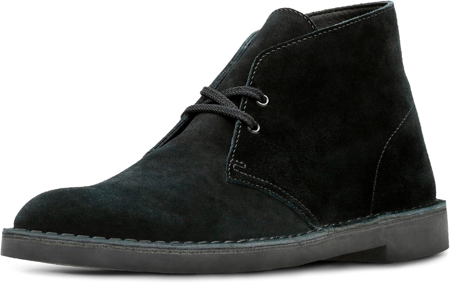 Clarks Men's Bushacre 2 Chukka Boot: Durable Black Suede Style