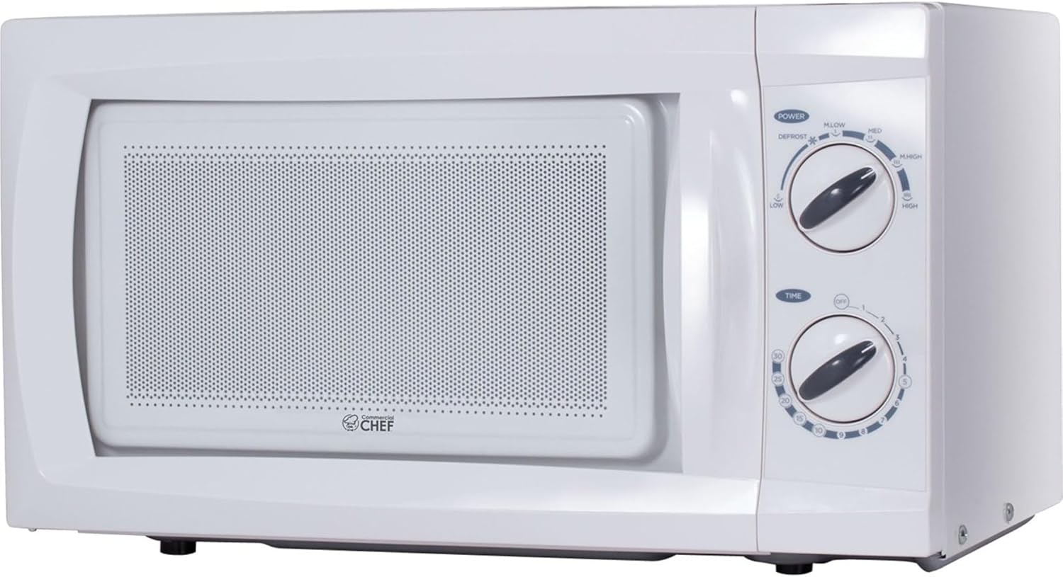 COMMERCIAL CHEF 0.6 Cubic Foot Microwave for Fast Meals