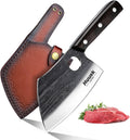 Huusk Serbian Chef Knife Full Tang Butcher Knife - Precision Cutting