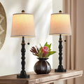Terpsichore Table Lamps Set of 2 - Modern Farmhouse Bedside Lamps