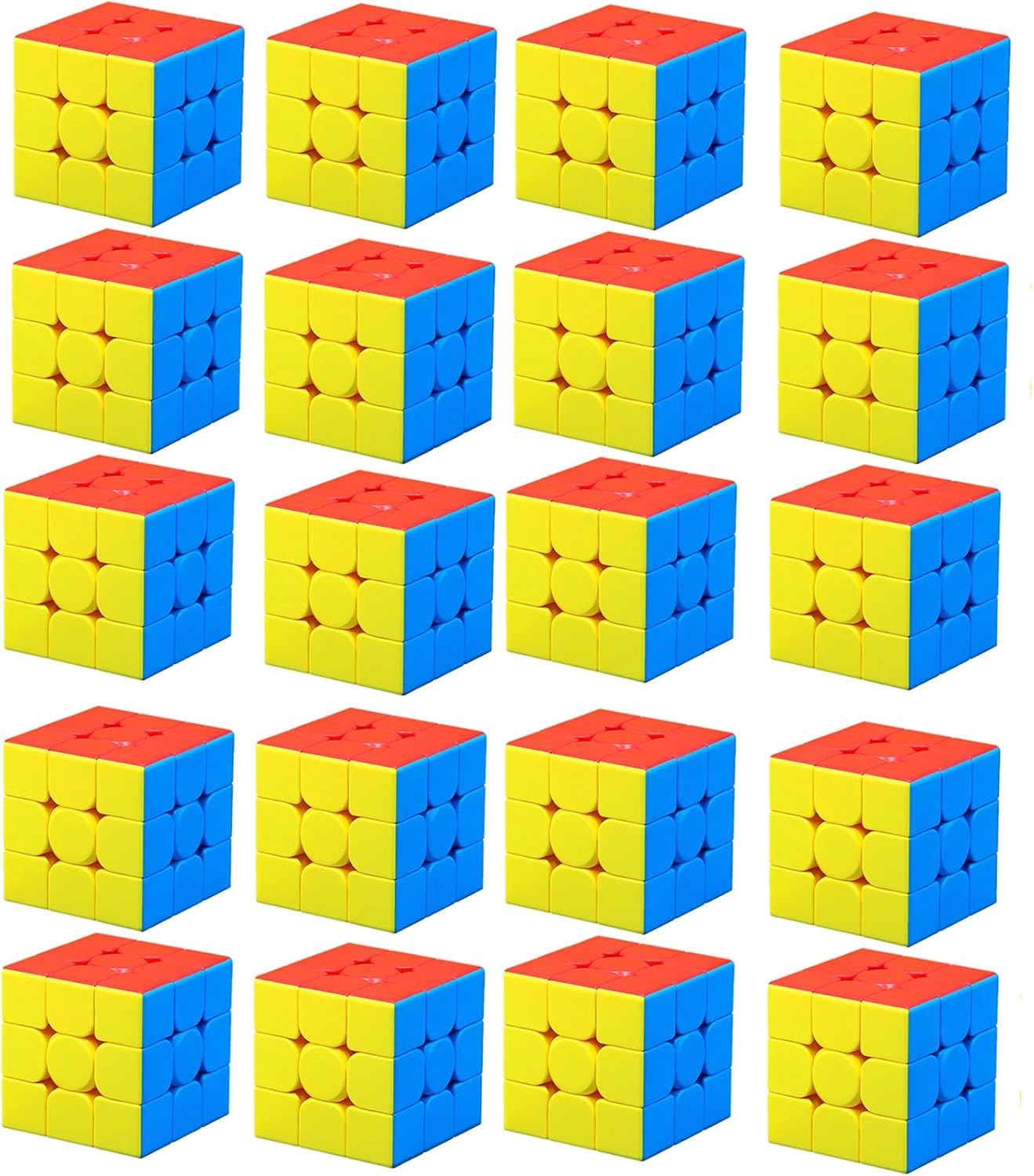 CFMOUR 20 Pack 3x3 Speed Cube Set - Ultimate Puzzle Game Gift