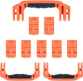 Pelican 1650 Replacement Handle & Latch Set - Orange Handles