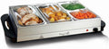 MegaChef Stainless Steel Buffet Server & Food Warmer - 4 Trays