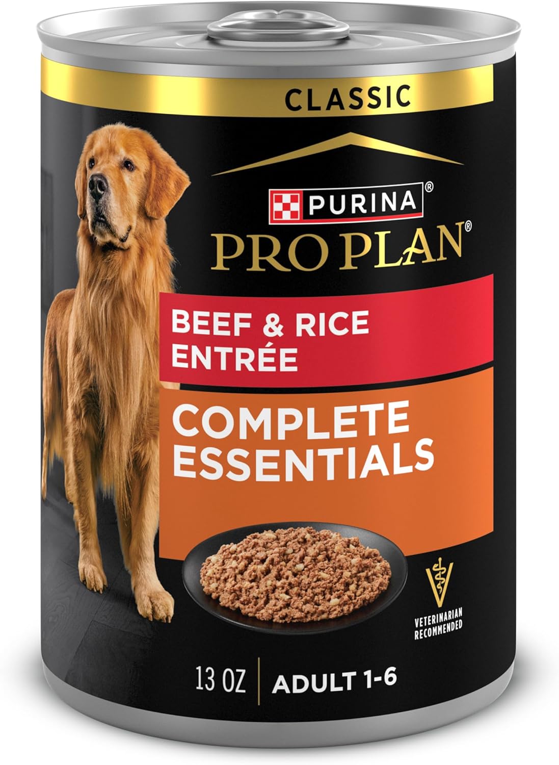 Purina Pro Plan Complete Essentials Beef and Rice Dog Food