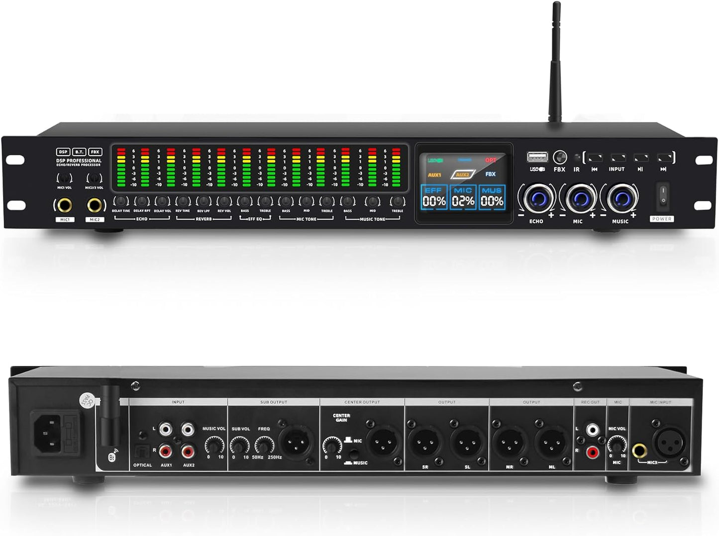 K-6 Professional KTV Digital Karaoke Mixer with Remote Control